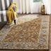 Safavieh Heritage HG812A Brown - Blue Area Rug| Size| 5' X 8'