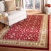 Safavieh Lyndhurst LNH312A Red - Ivory Area Rug| Size| 5' x 5' Square