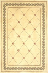 Kas Ruby Trellis Ivory 8905 Area Rug Clearance| Size| 30 X 50 