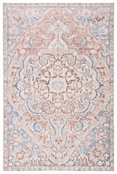 Jaipur Living Chateau Cht04 Annette Blue - Light Pink Area Rug| Size| 18 Returnable Sample Swatch 