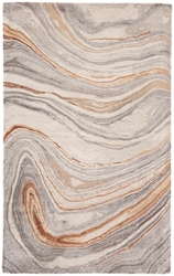 Rugstudio Sample Sale 196446R Copper - Gray 196446R Area Rug Last Chance| Size| 12 x 15 