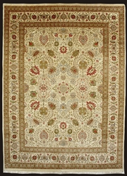 J Aziz Haj Jalili V-1643 Ivory - Rust Area Rug Last Chance 