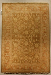 J Aziz Haj Jalili V-1718 Olive - Brown Area Rug Last Chance 