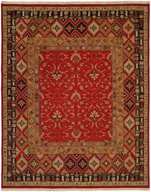 Rugstudio Sample Sale 7243 Red Area Rug Last Chance 