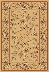 Kas Cambridge Floral Delight Beige 7338 Area Rug Clearance| Size| 33 X 411 