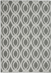 Nourison Aruba Arb05 Ivory - Grey Area Rug| Size| 28 x 4 