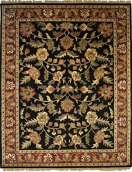 Org Destin Rena Black-burgundy Area Rug Last Chance| Size| 3 6 X 5 6 