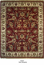 Org Destin Rena Burgundy-Ivory Area Rug Last Chance 